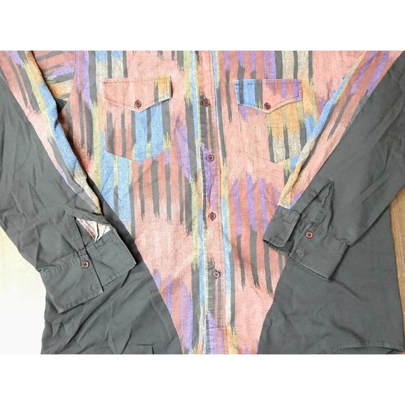 VTG Made in USA Men's Latigo Rodeo Western Button Up Shirt, See Photos for Size - Picture 3 of 11